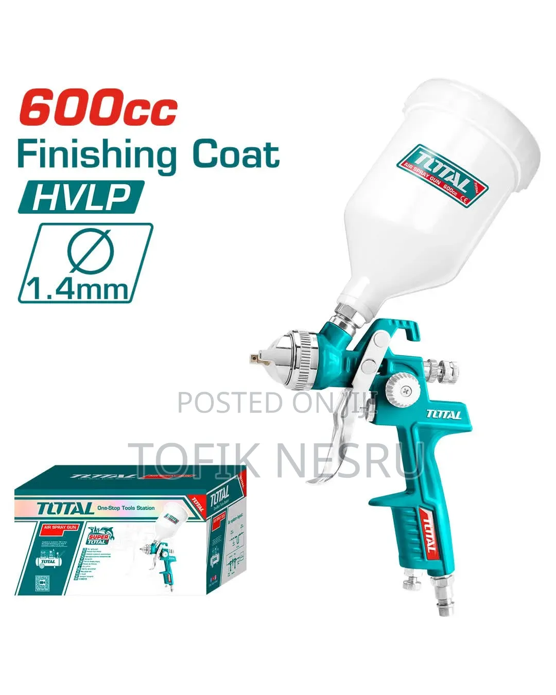 Air Painte Spray Gun Total 600