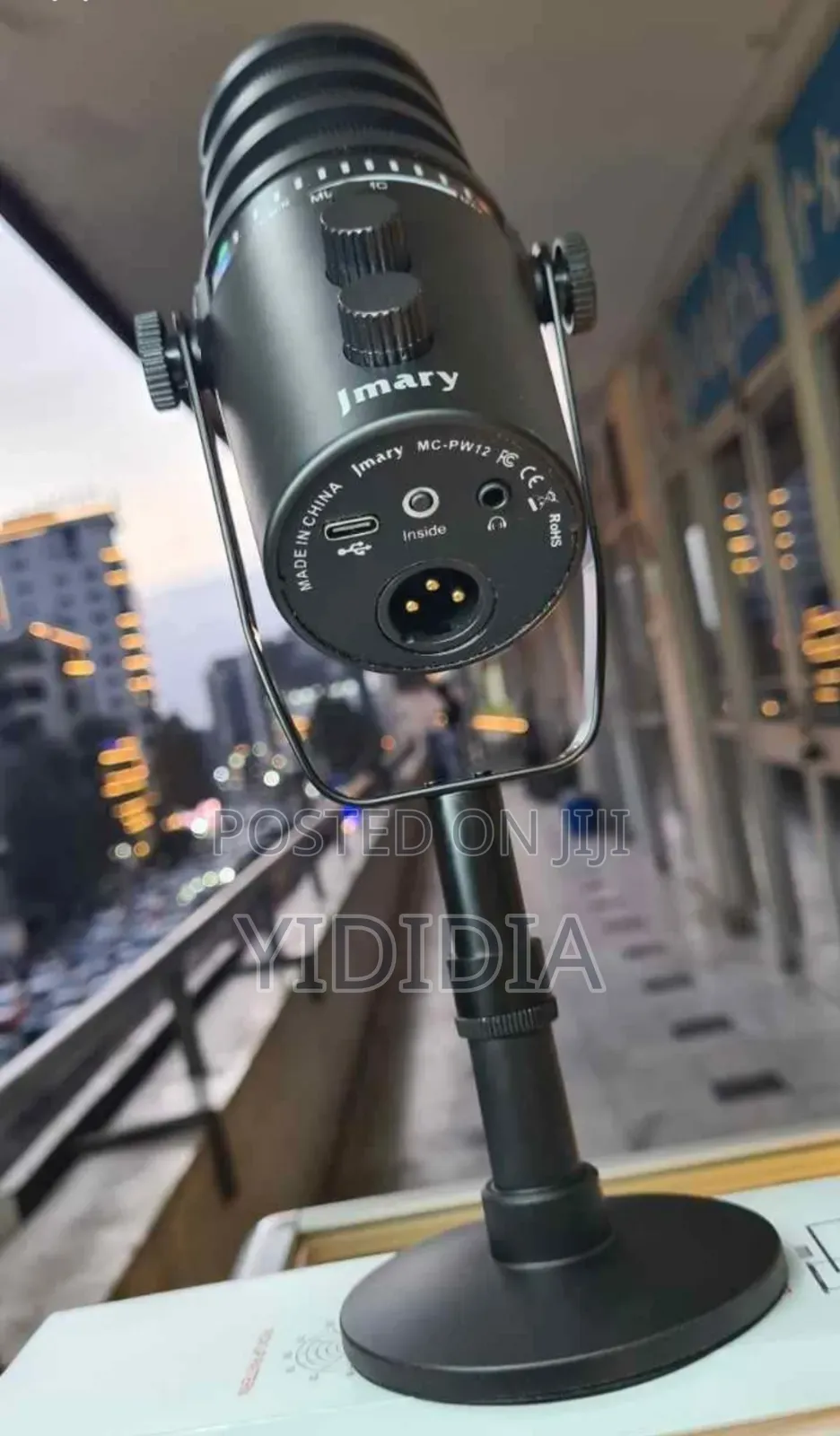 Jmary MC-PW12 USB Microphone– Clear Sound for Recording & Streaming