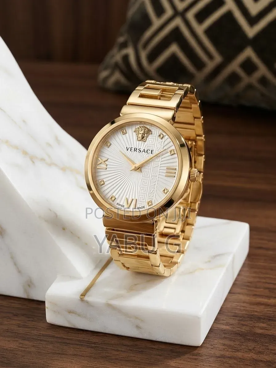 Gold Luxury Women Versace Watch