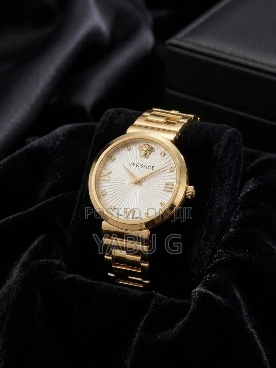 Gold Luxury Women Versace Watch