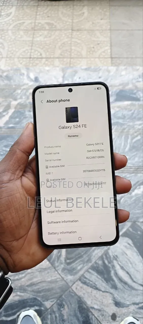 New Samsung Galaxy S24 FE 128 GB Graphite