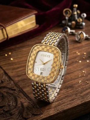 Sliver and Gold GUCCI Women Watch