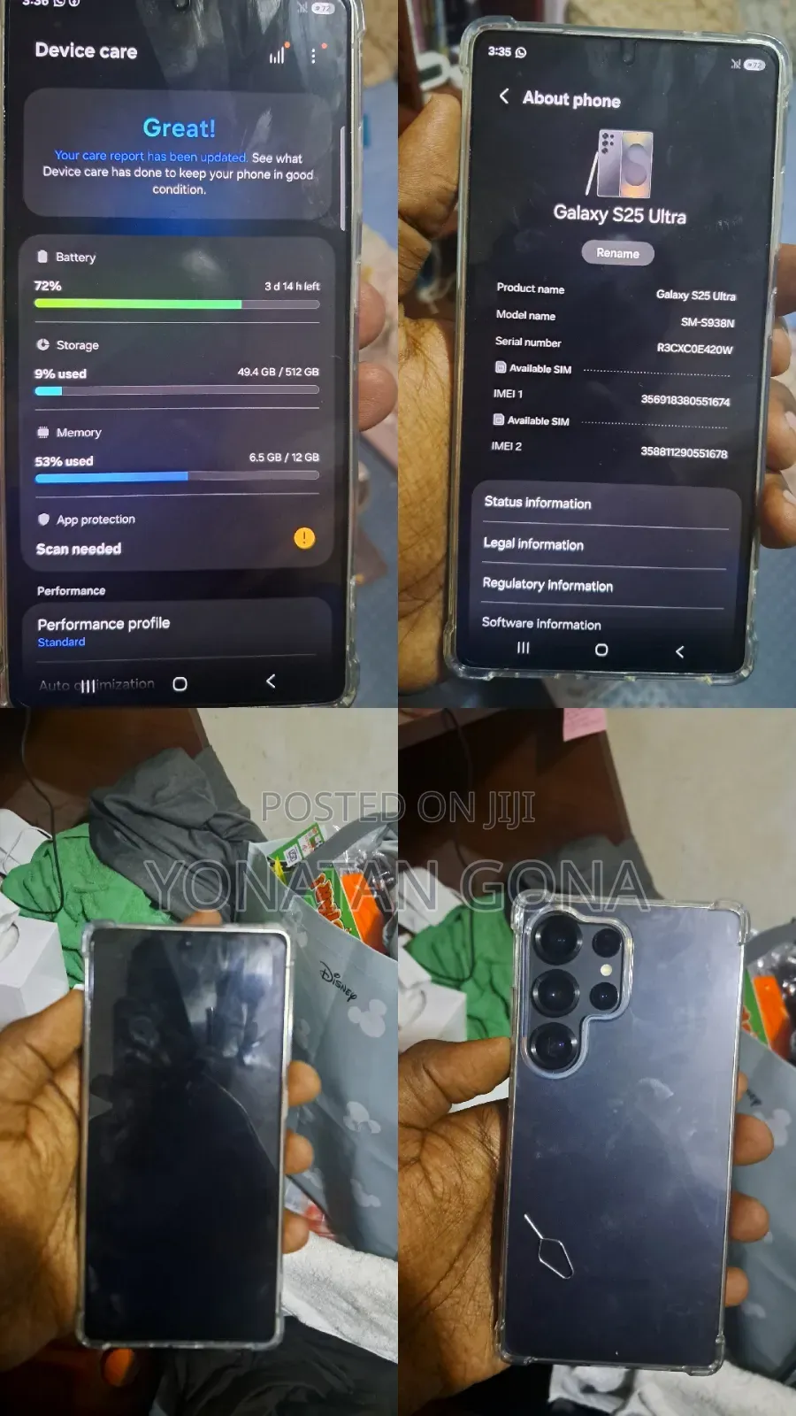 New Samsung Galaxy S25 Ultra 512 GB Gray