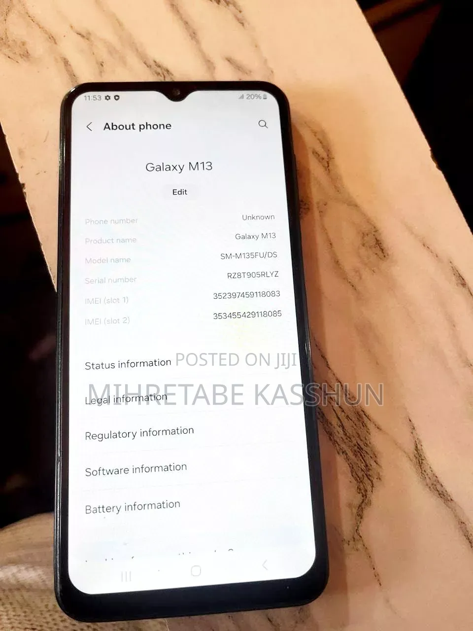 Samsung Galaxy M13 64 GB Black