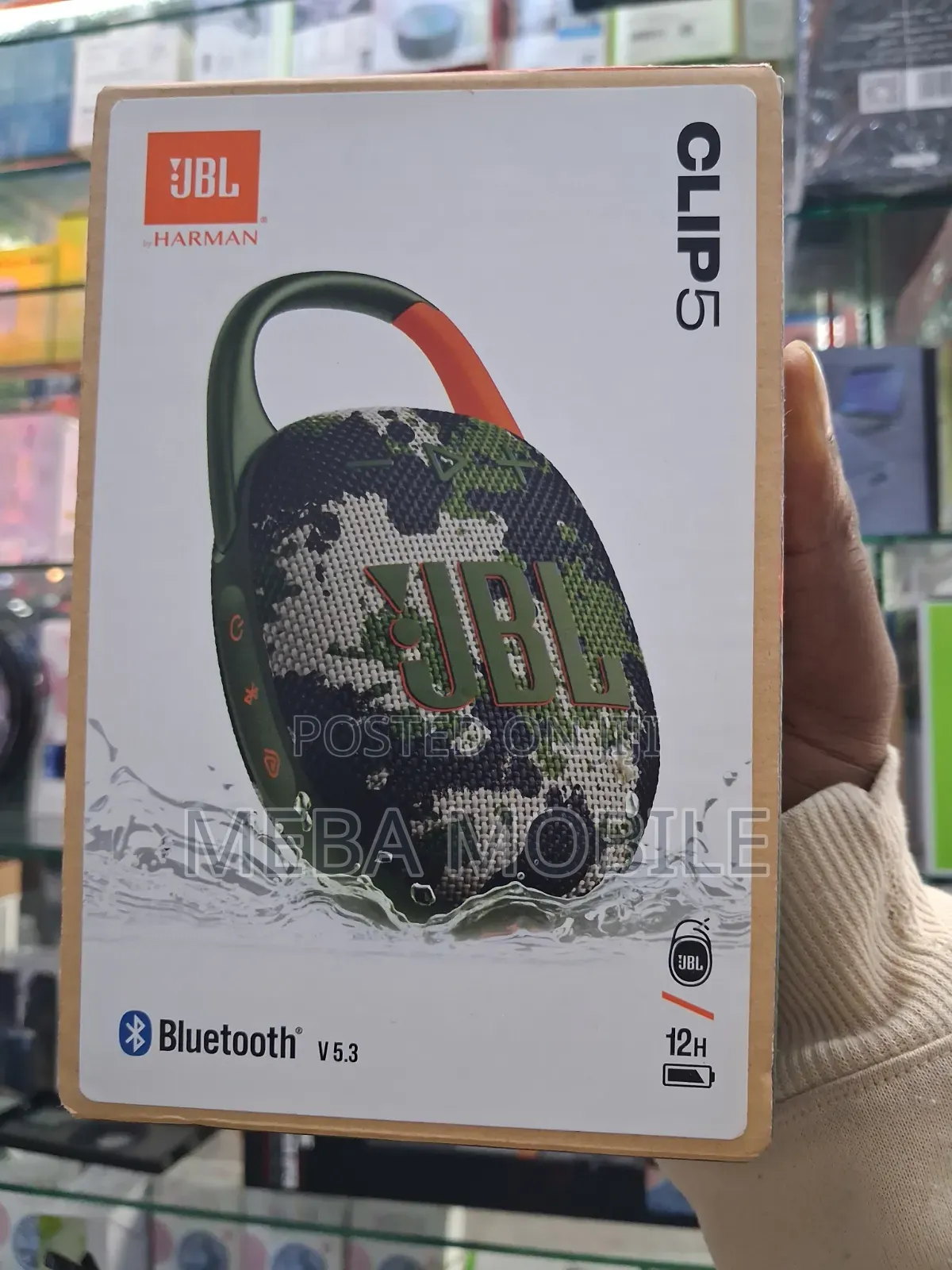 Original JBL CLIP 5 Portable Bluetooth Speaker IP67 Waterproof Extra
