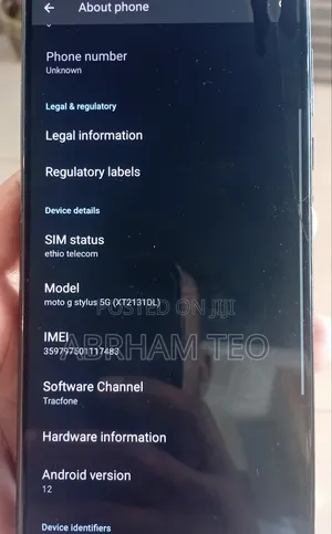 Motorola Moto G Stylus 5G 128 GB Green
