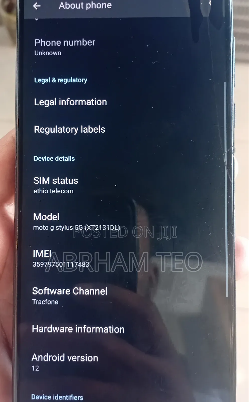 Motorola Moto G Stylus 5G 128 GB Green