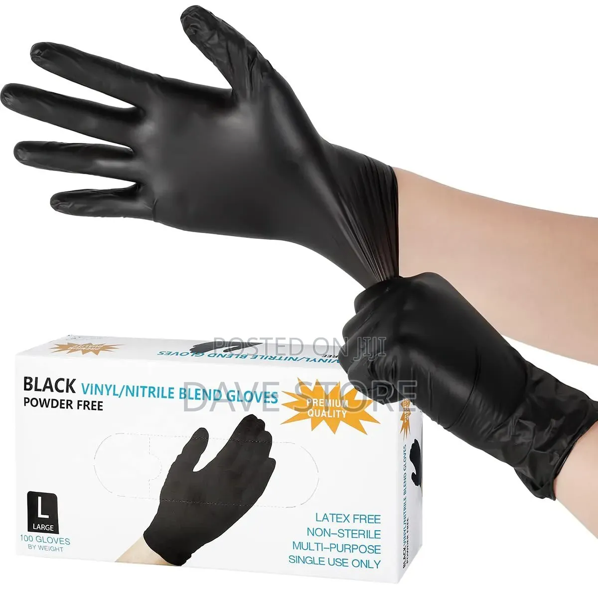 Disposable Black Multi-Purpose Gloves