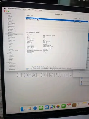 Laptop Apple MacBook Pro 2019 16GB Intel Core i7 SSD 1T