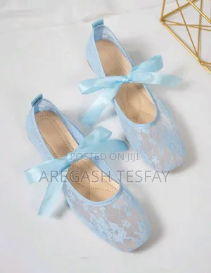Bowknot Square Toe Women's Flat Shoes Gentle and Elegant Ballet Shoes