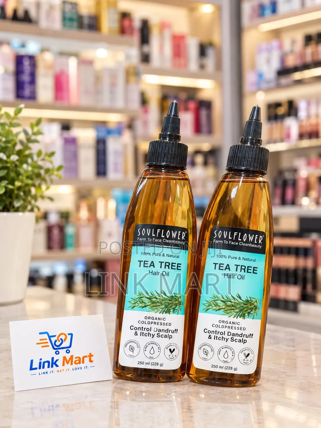 Soulflower Tea Tree Hair Oil