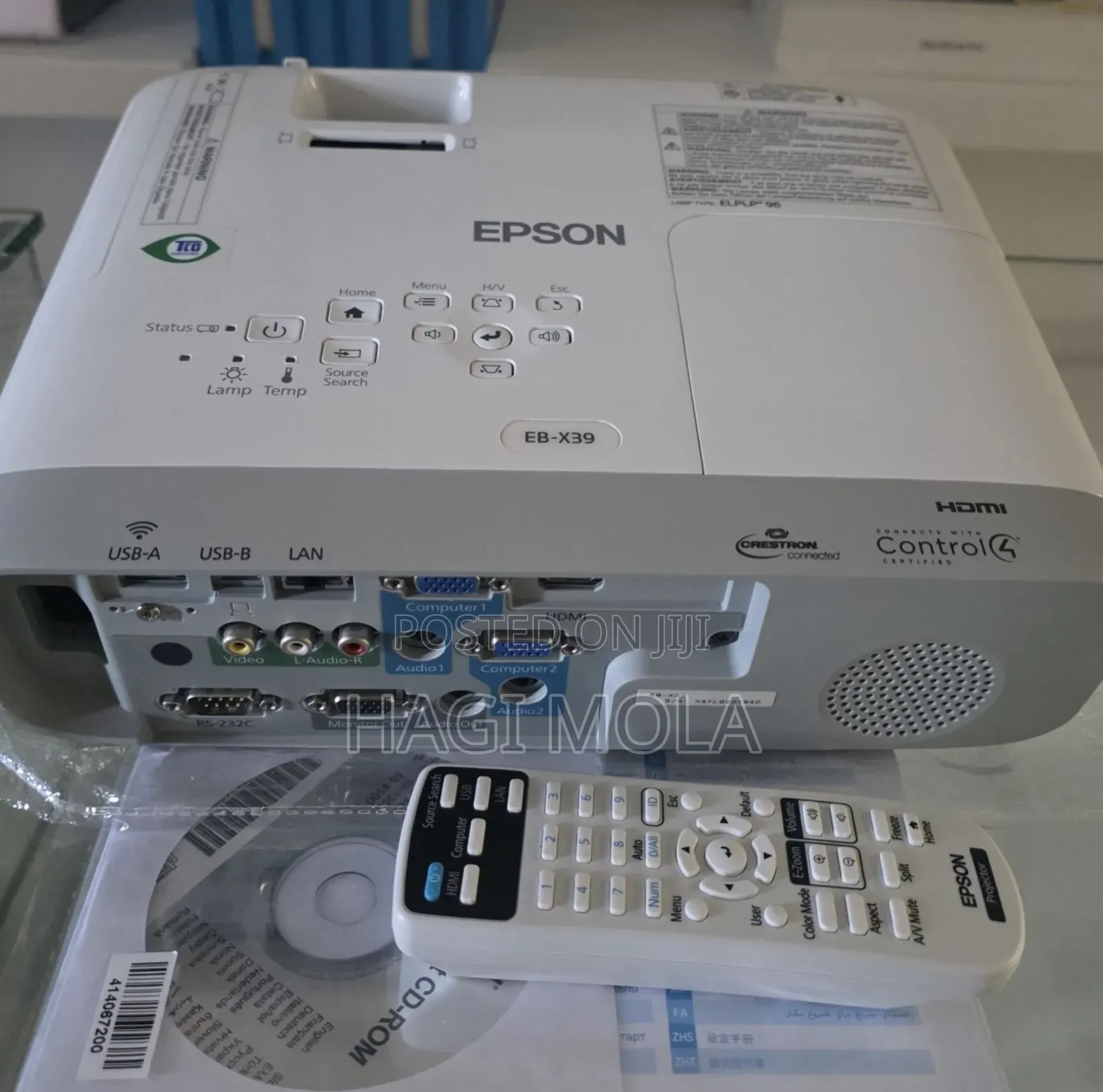 EPSON Projector 
Model Name: EB-x39
Hardware Interface: VG
