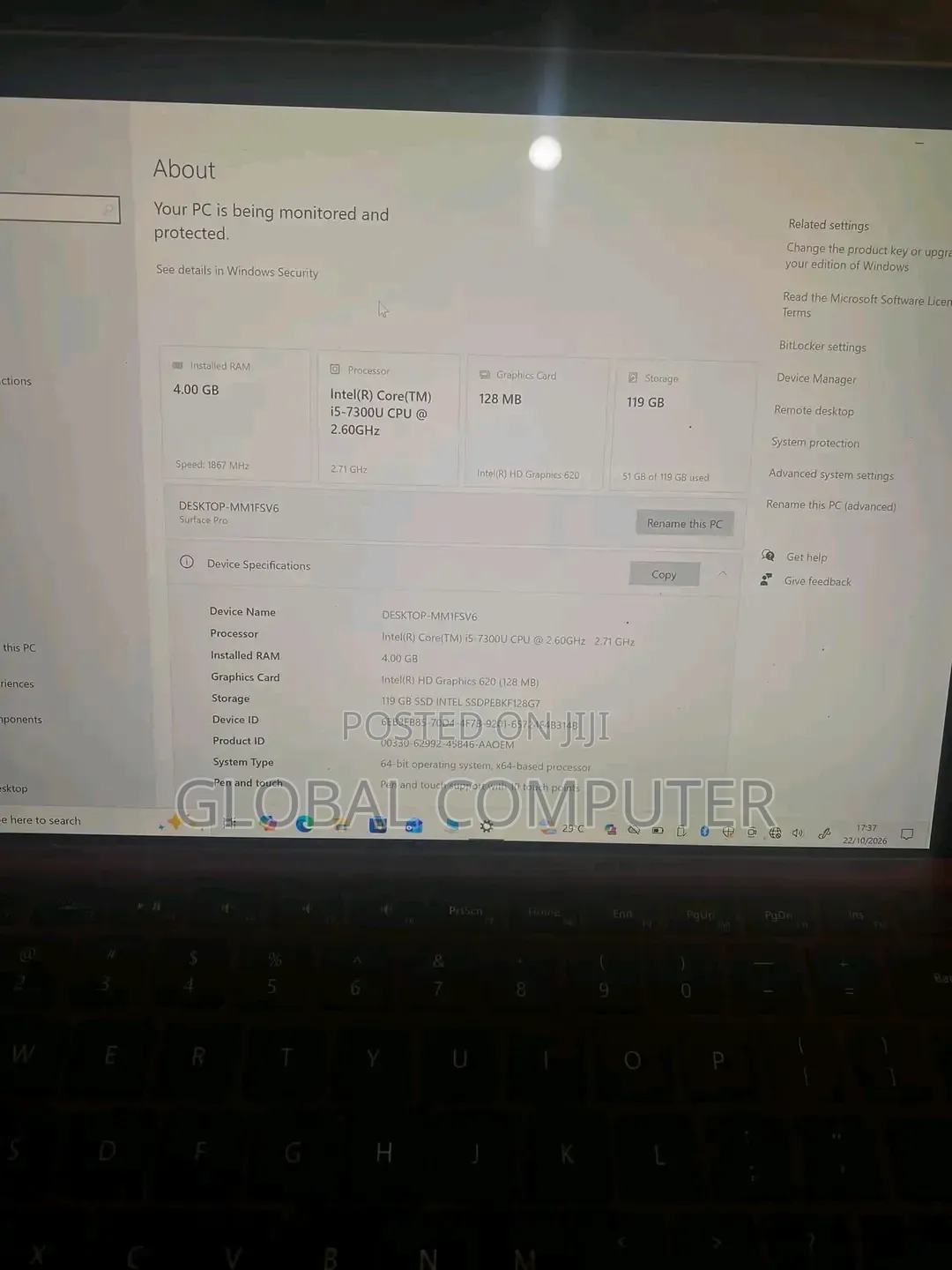 New Laptop Microsoft Surface Pro 7+ 16GB Intel Core i5 SSD 512GB