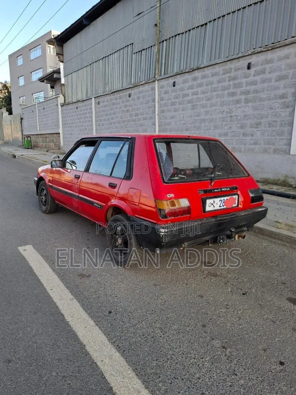 Toyota Corolla II 1988 Red