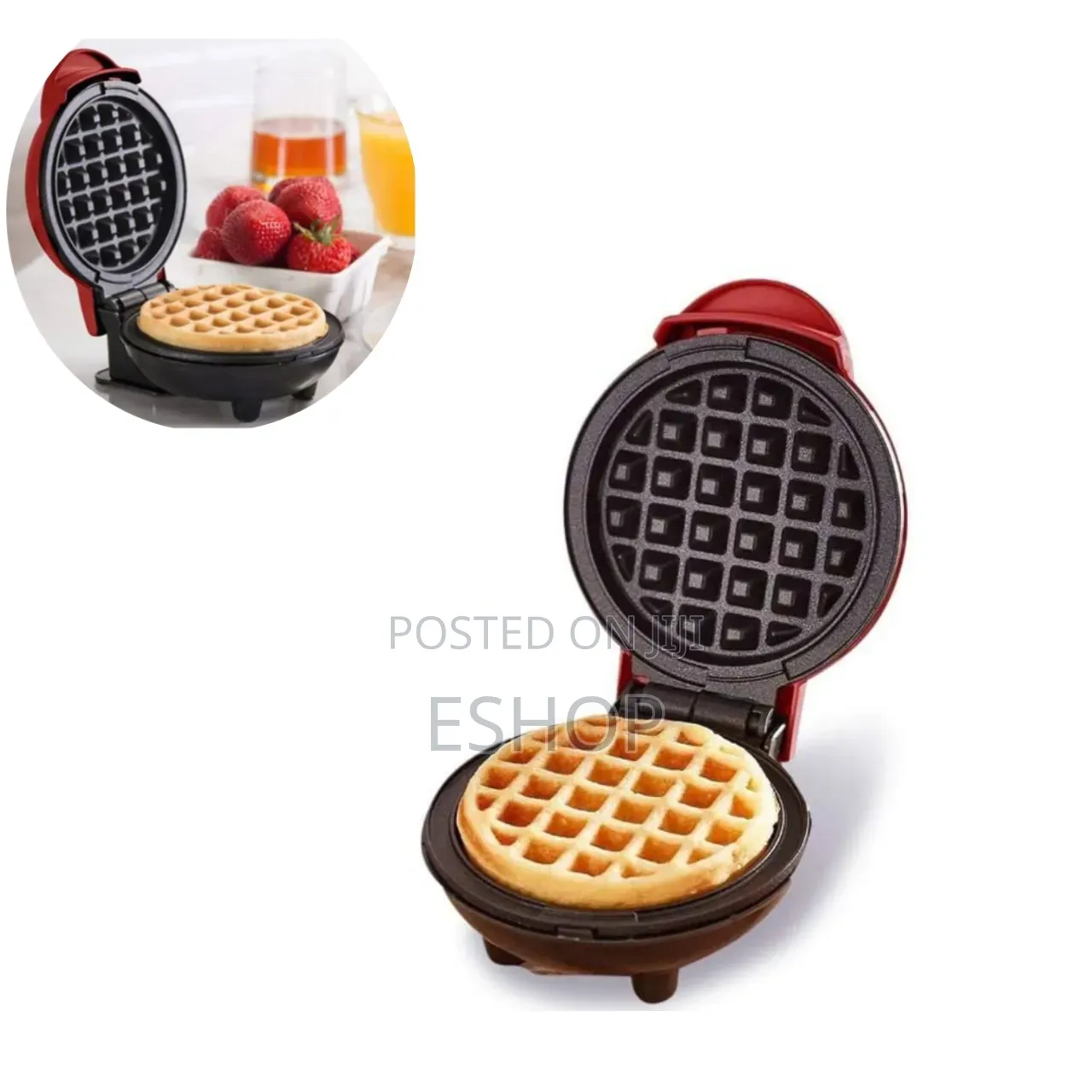 Compact and Convenient, This Mini Heart Waffle Maker