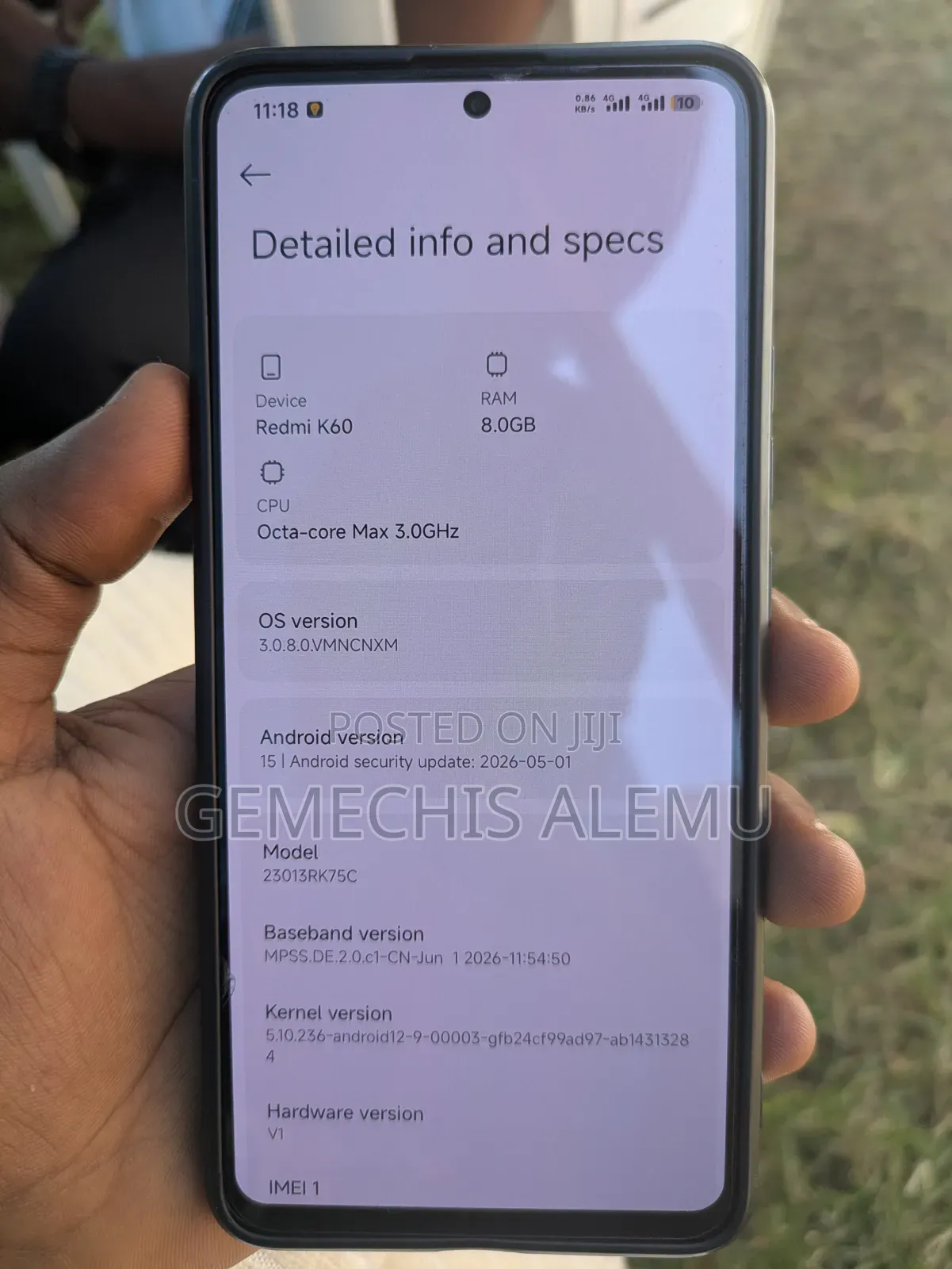 Xiaomi Redmi K60 256 GB Red