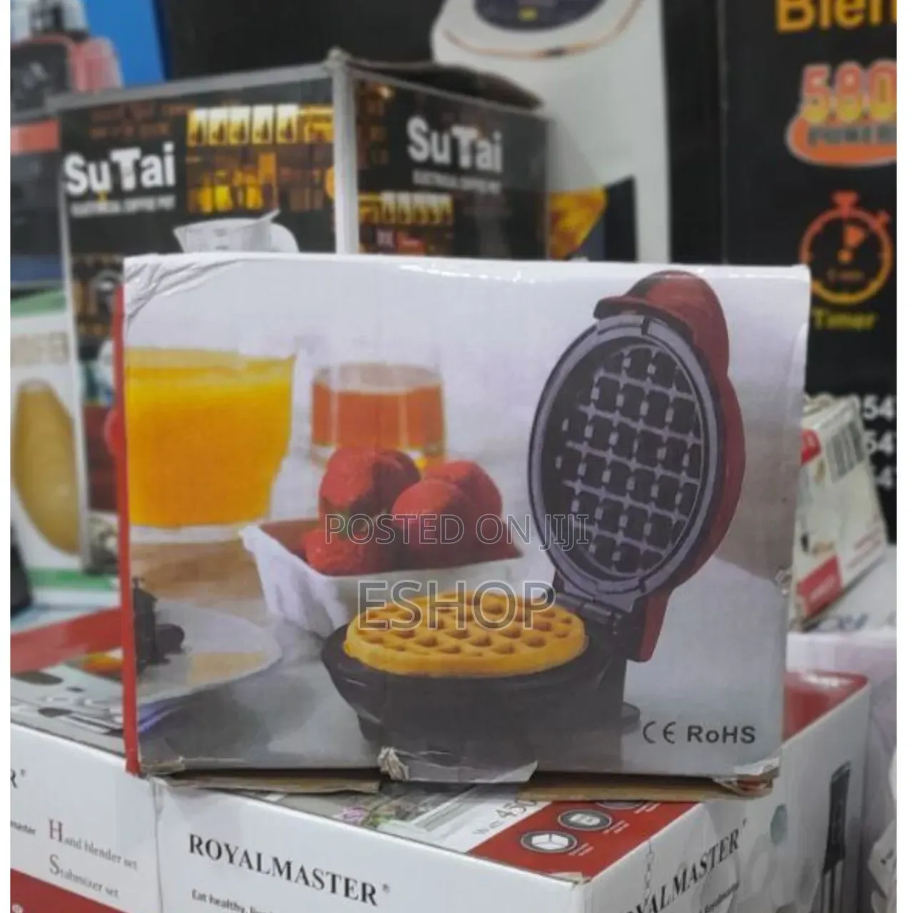 Compact and Convenient, This Mini Heart Waffle Maker