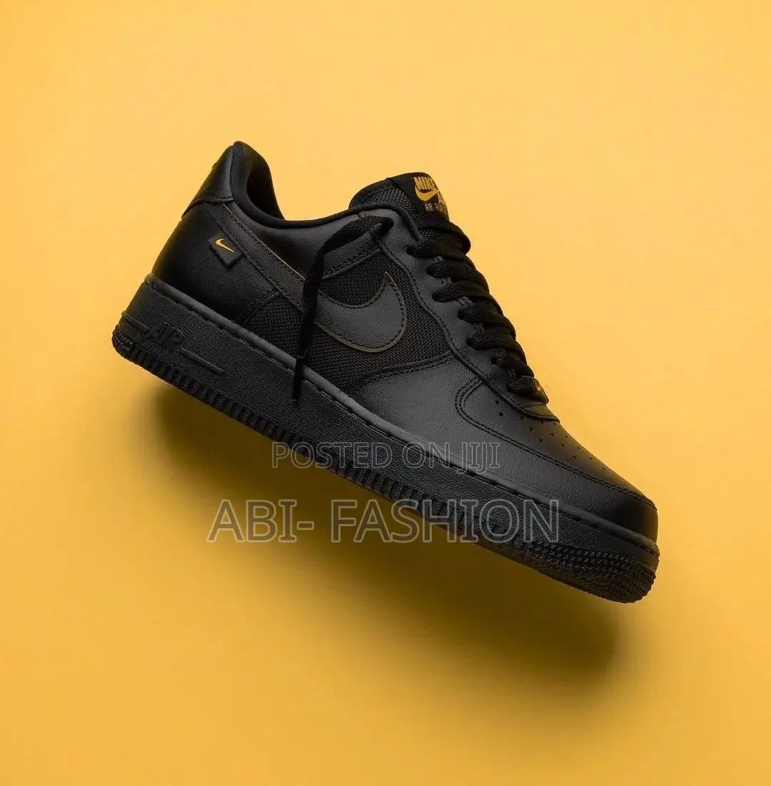 Nike Air Force 1 Black University Gold New Arrival Size 40–44