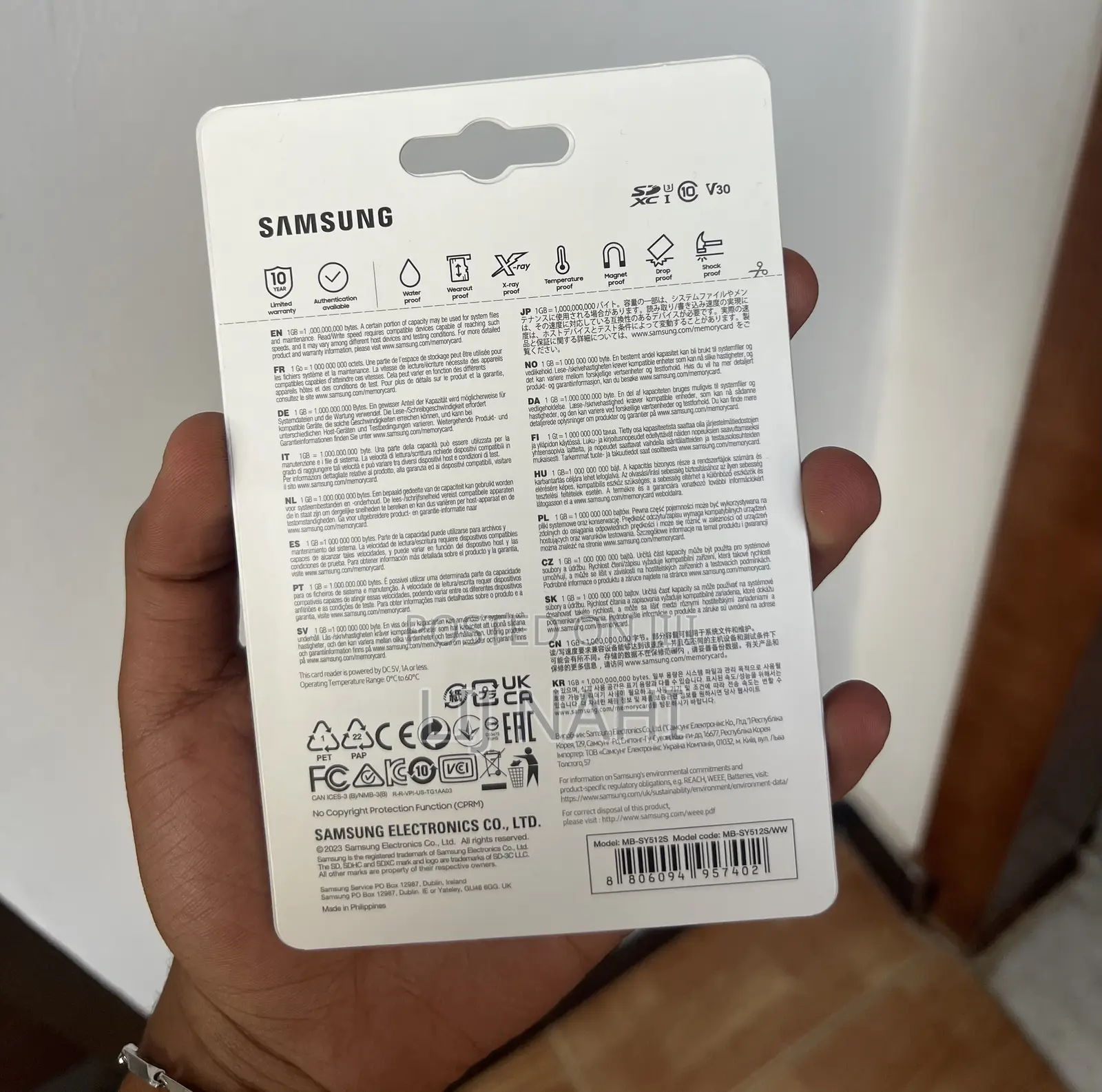 Samsung 512GB Pro Ultimate SDXC Uhs-I Memory Card 4k UHD