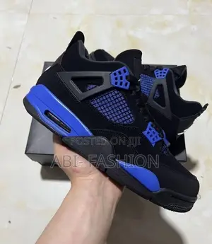Air Jordan 4 Retro Blue Thunder High | New Arrival | Size 40–44