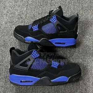 Air Jordan 4 Retro Blue Thunder High | New Arrival | Size 40–44