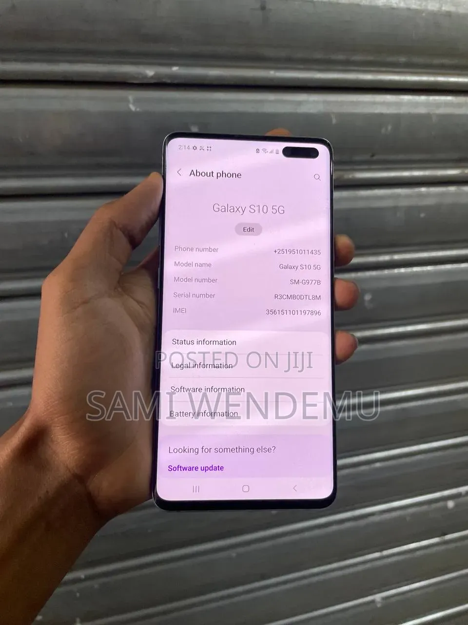 Samsung Galaxy S10 5G 256 GB Black