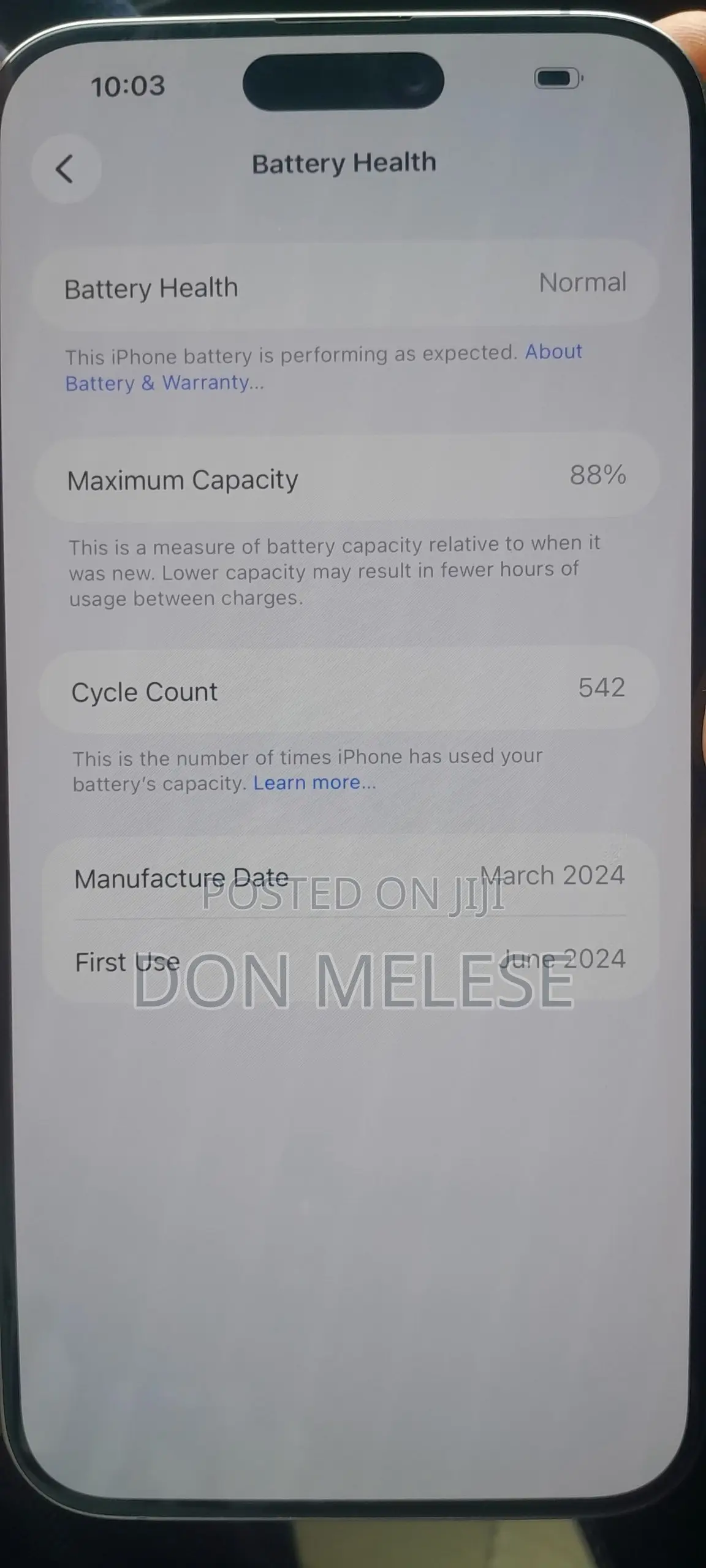 New Apple iPhone 15 Pro Max 256 GB White