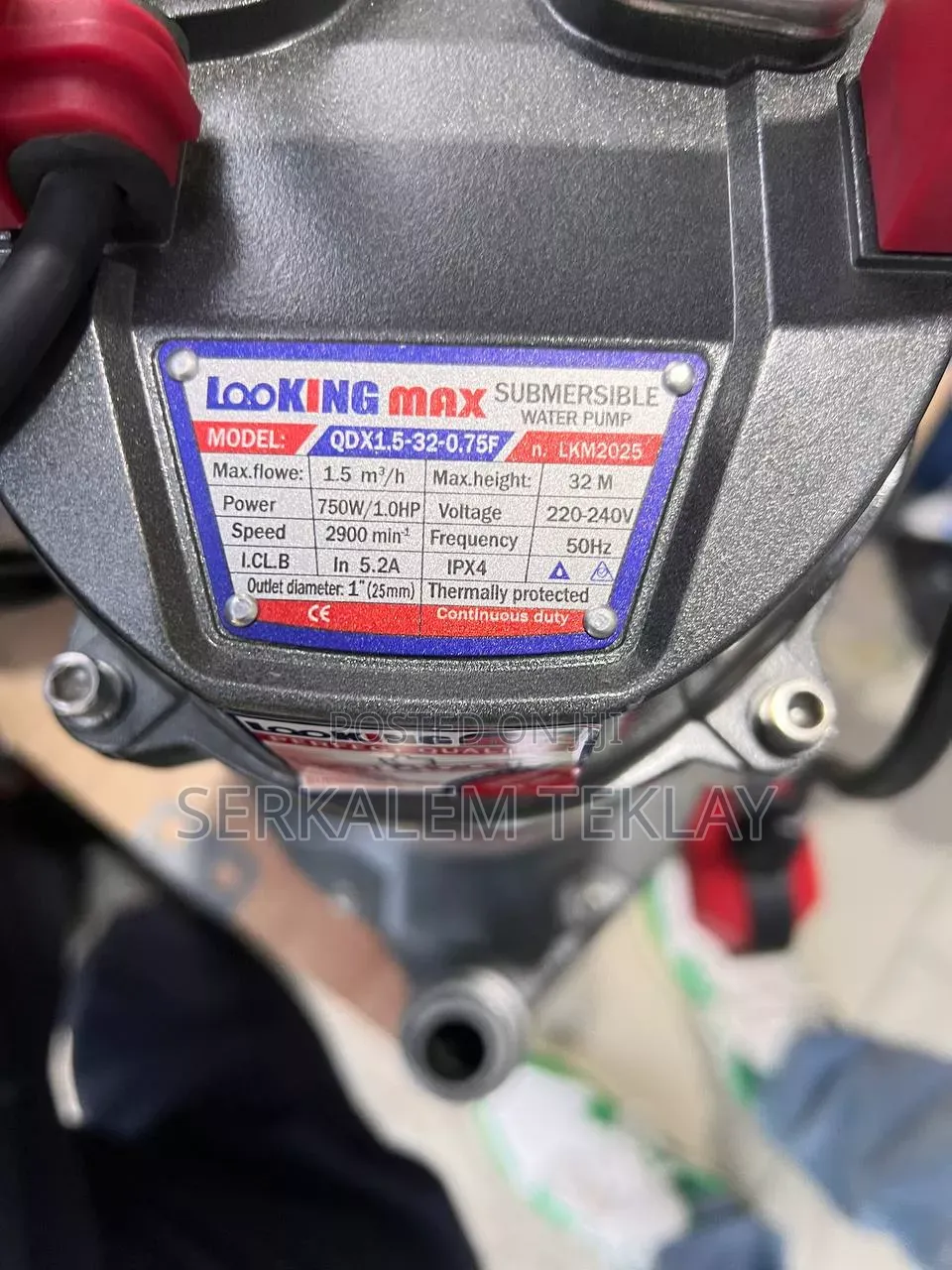 Looking Max Submersuble Pump 1hp With in Max Head=32mt