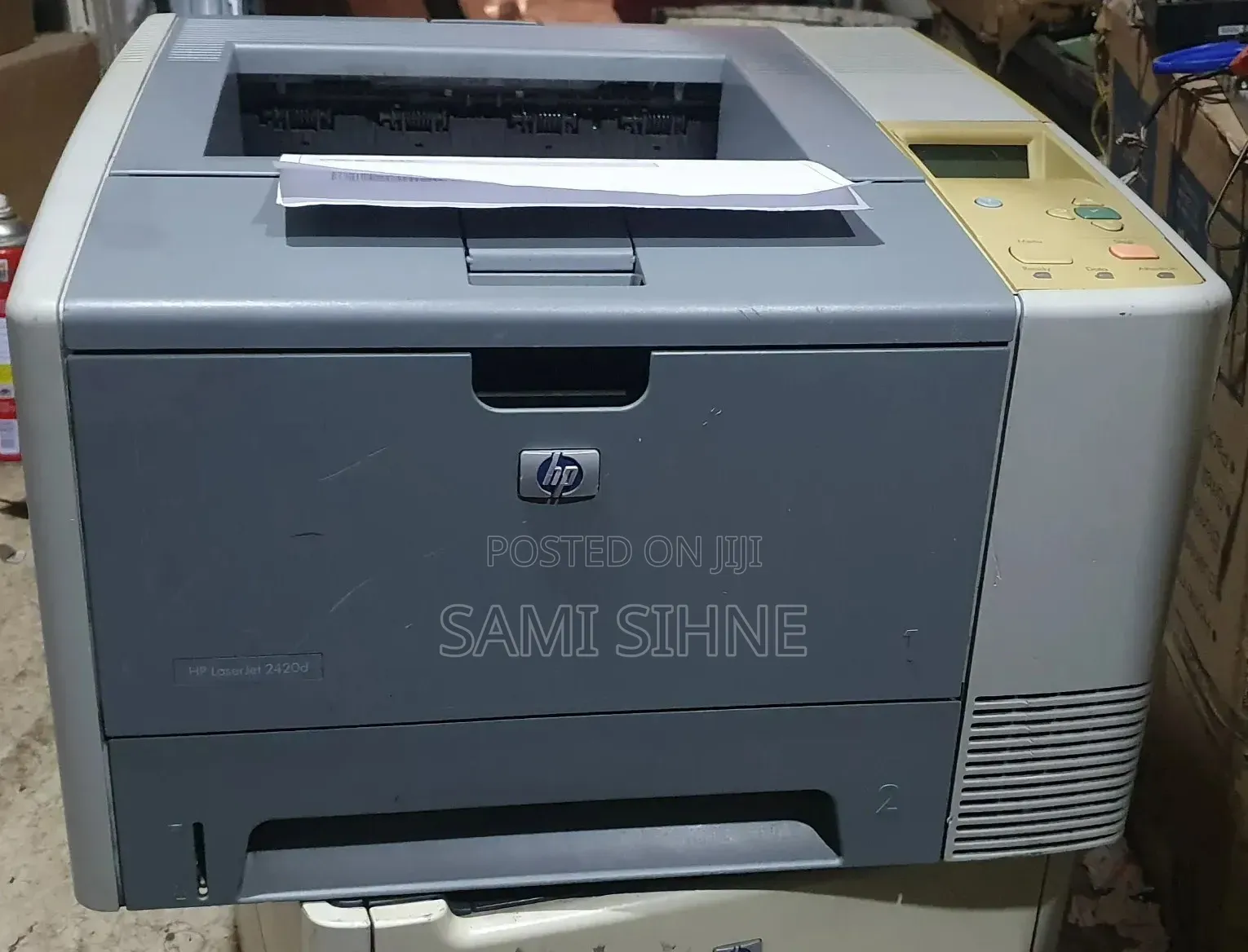 HP LaserJet 2420d Printer With Orginal Cartilage (ለካርድ ህትመት ይሆናል )