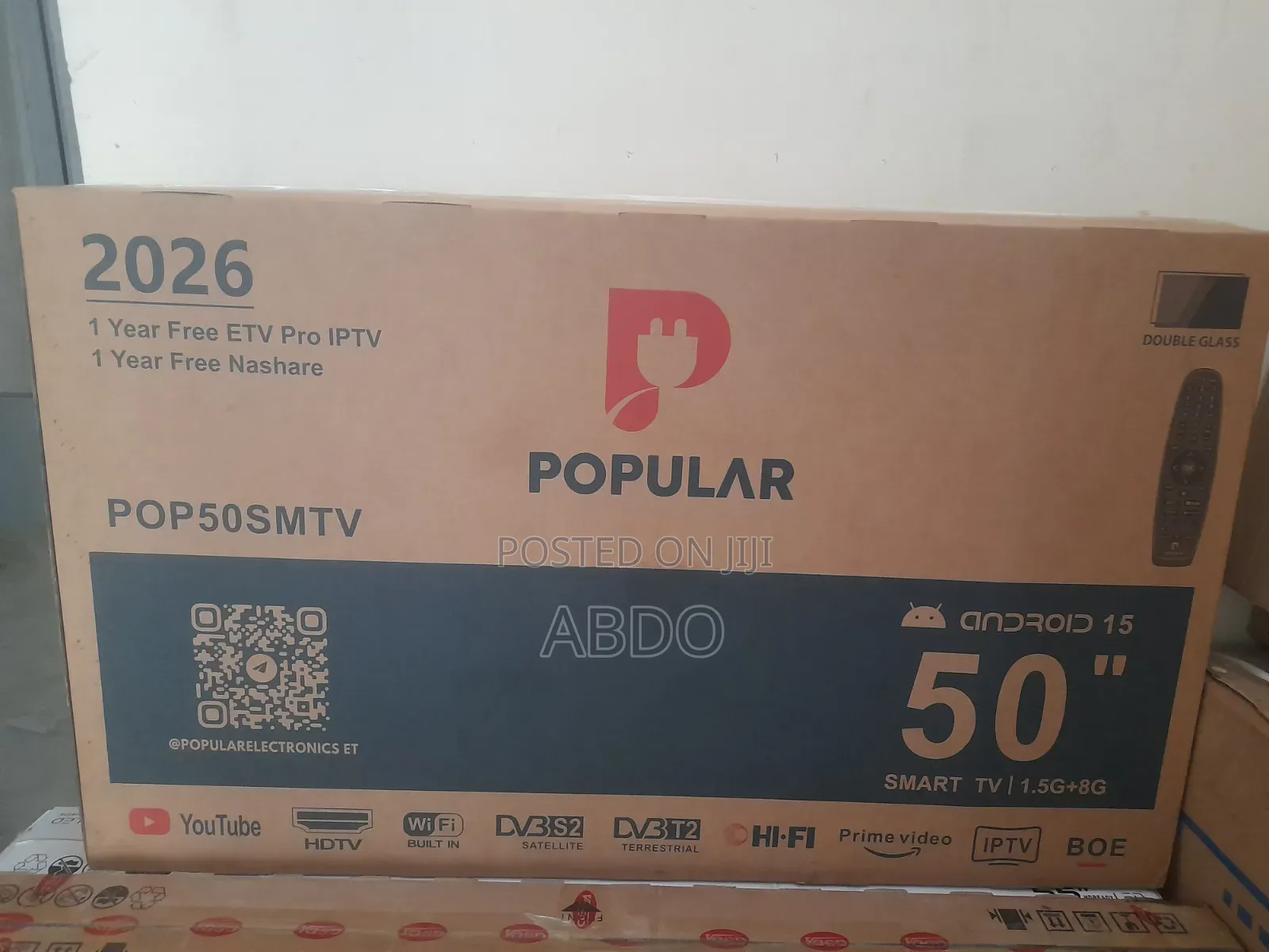 Popular Pop50smtv Andraid Doubel Gelass 2026 Hifi Speaker New