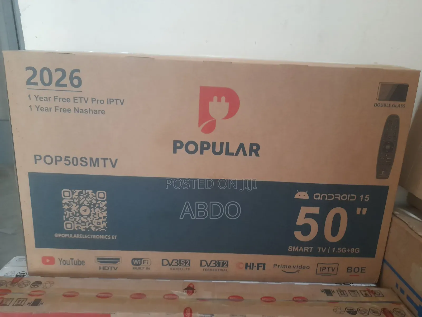 Popular Pop50smtv Andraid Doubel Gelass 2026 Hifi Speaker New