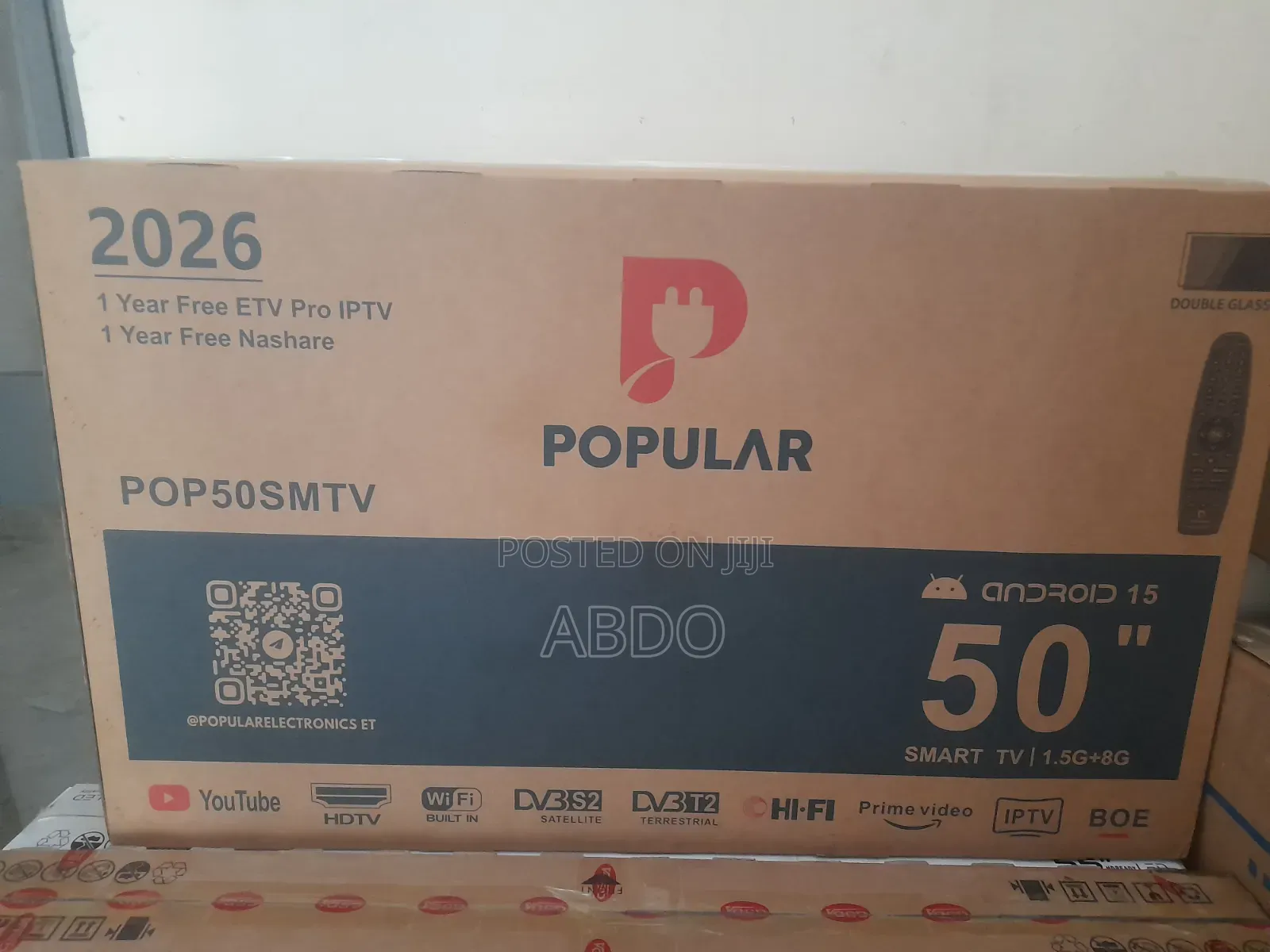 Popular Pop50smtv Andraid Doubel Gelass 2026 Hifi Speaker New