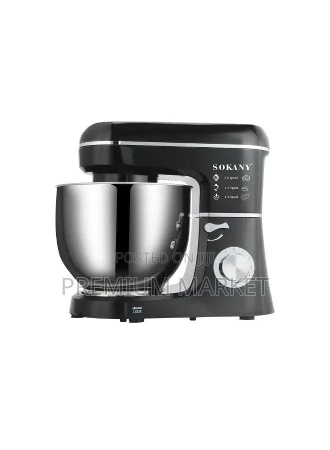 Dough Mixer Sokany 8 Liter 1800 Watt 6 Speed ሶካኒ 8 ሊትር የሊጥ ማቡኪያ