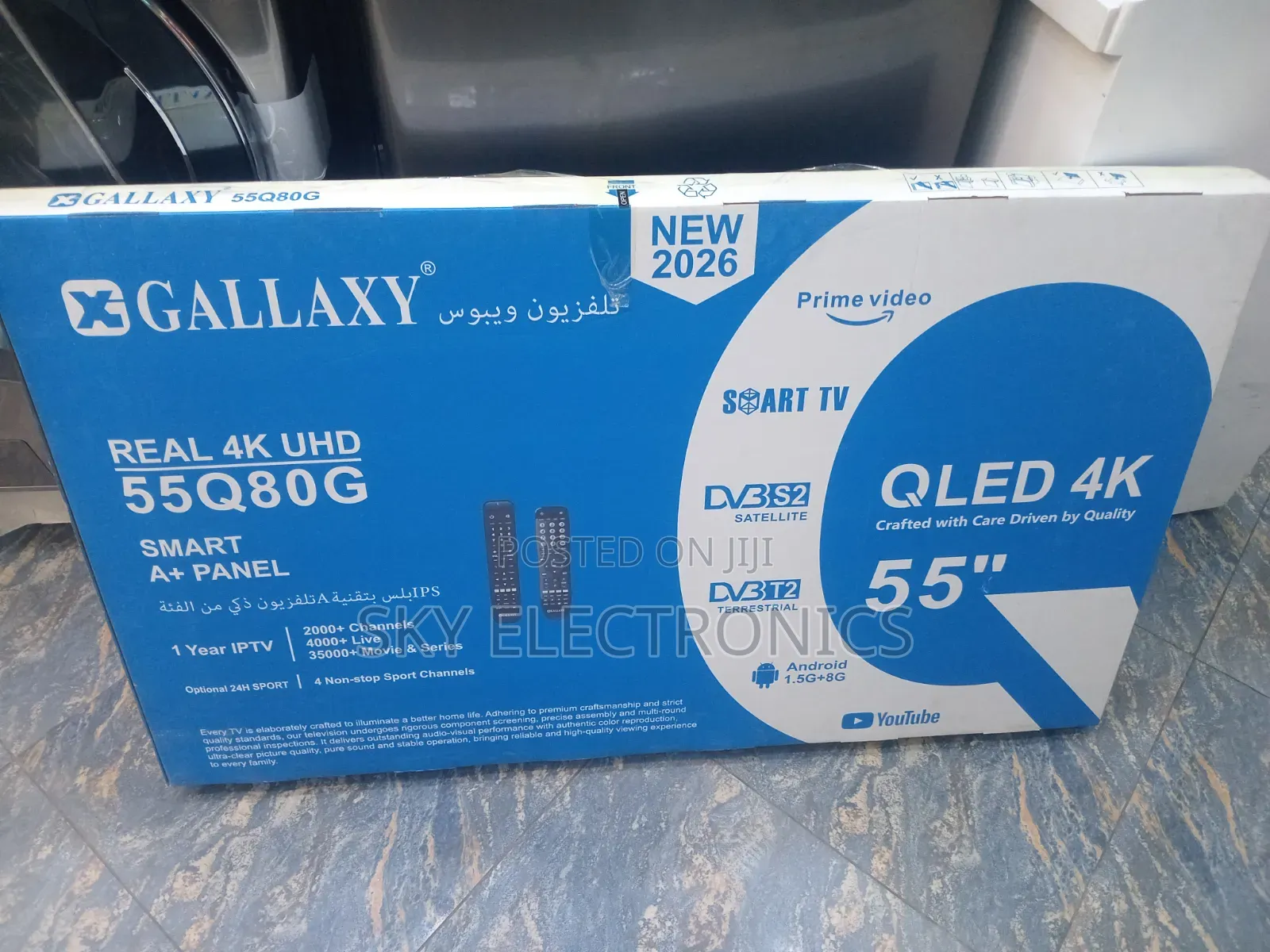 Gallaxy TV 55inchi Qled 4k Smart Android