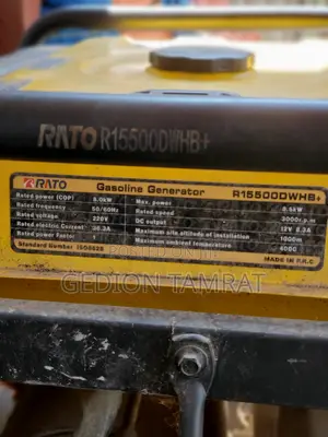 ጀነሬተር ተገዝቶ ቁጭ ያለ Gasoline 8kw