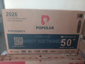 Popular Smart TV 50 Inch 4k Andraid Doubel Gelass 2026 New Hifi Speake