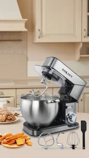 Dough Mixer Sokany 10 Liter 2000W ሶካኒ 10 ሊትር የሊጥ እና የኬክ ክሬም ማቡኪያ