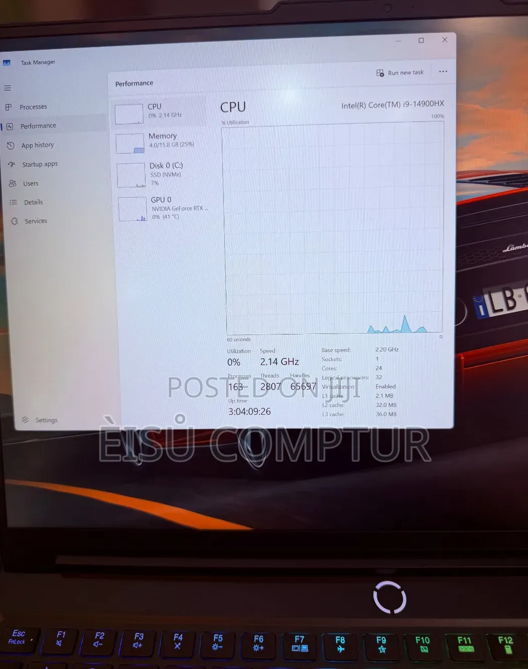 New Laptop Lenovo Legion Pro 7 16GB Intel Core i9 SSD 1T
