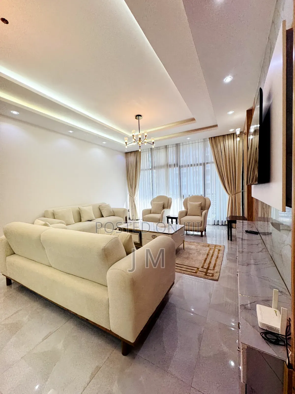 Furnished 3bdrm Apartment in Bole for rent
