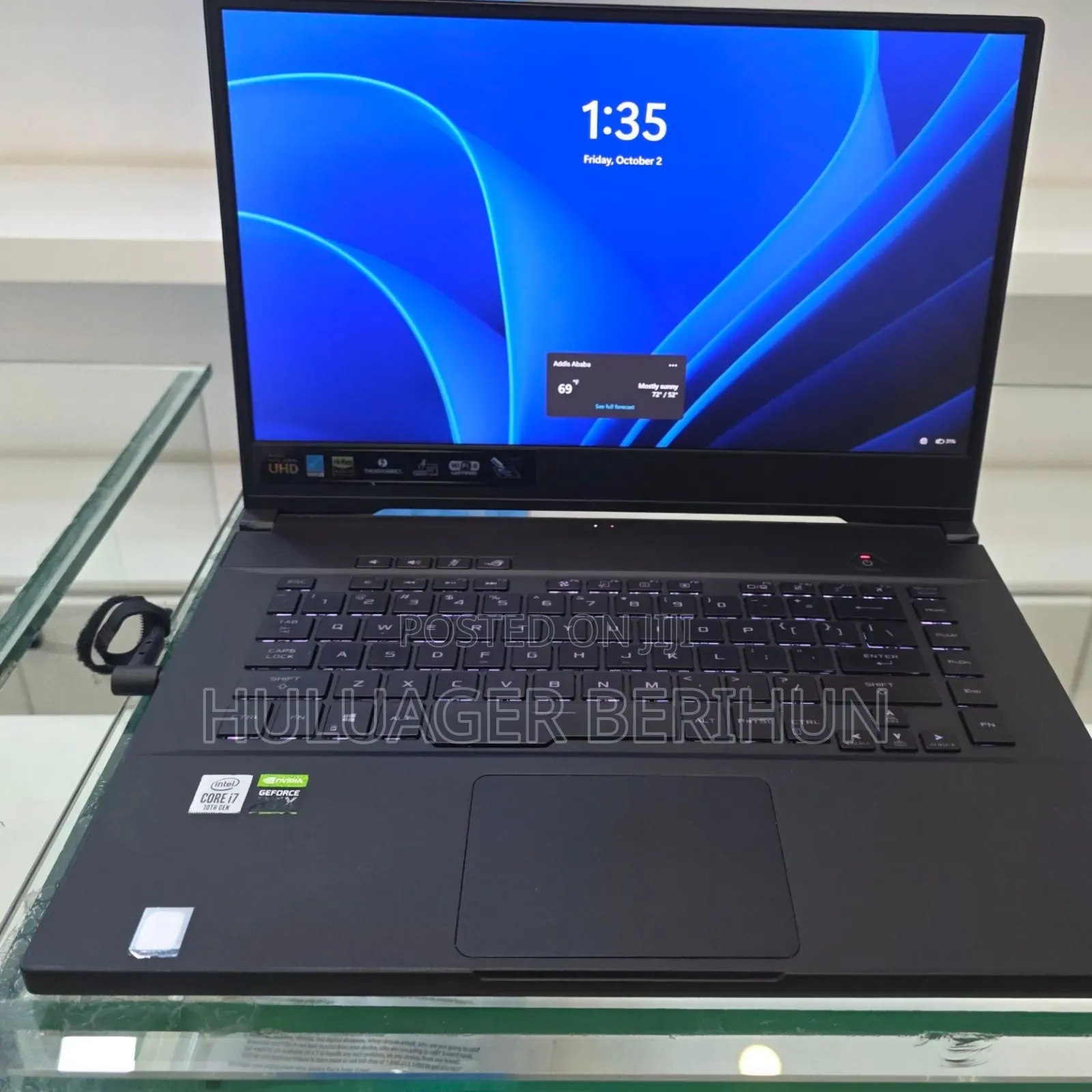 New Laptop Asus ROG Zephyrus M15 GU502LU 16GB Intel Core i7 SSD 512GB