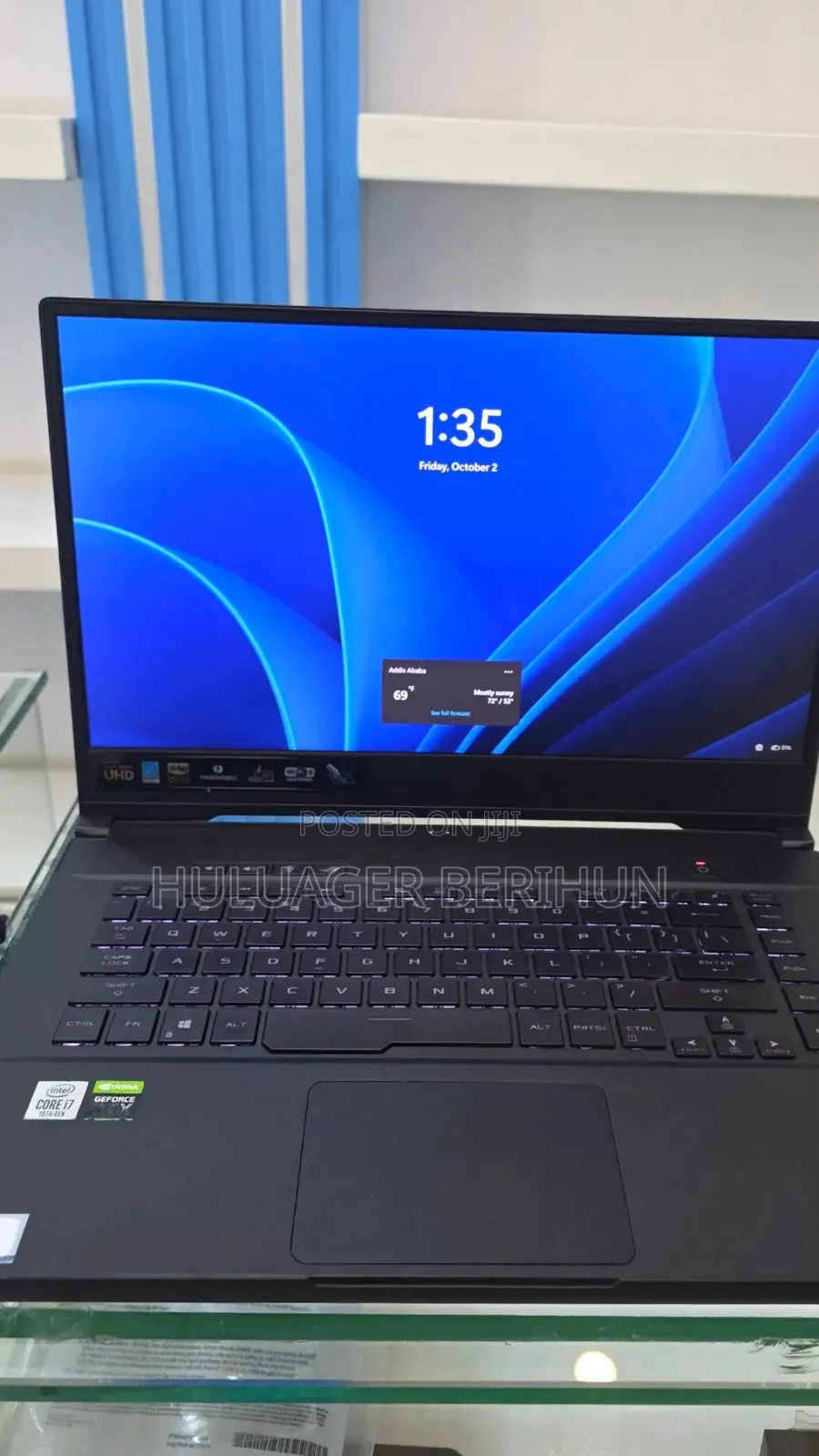 New Laptop Asus ROG Zephyrus M15 GU502LU 16GB Intel Core i7 SSD 512GB