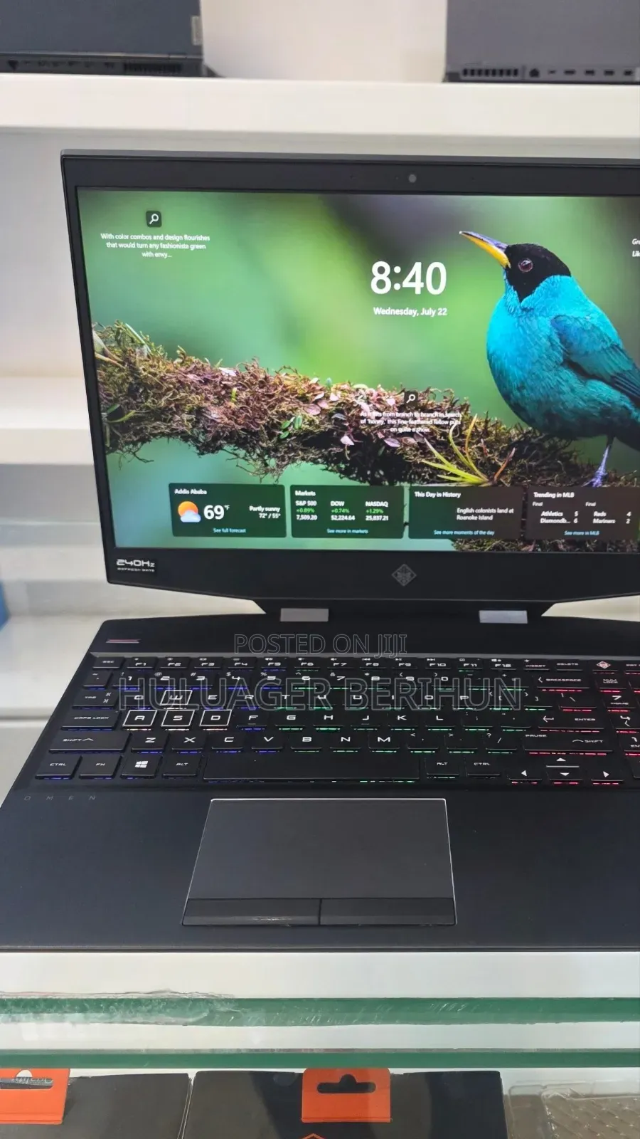 New Laptop HP Omen 15 16GB Intel Core i7 SSD 1T