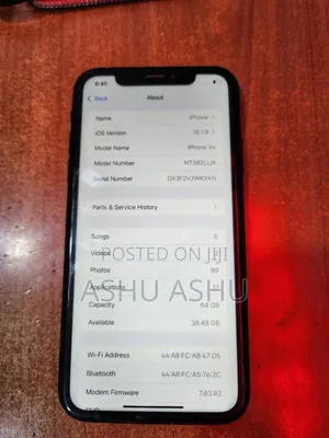 Apple iPhone XR 64 GB Black