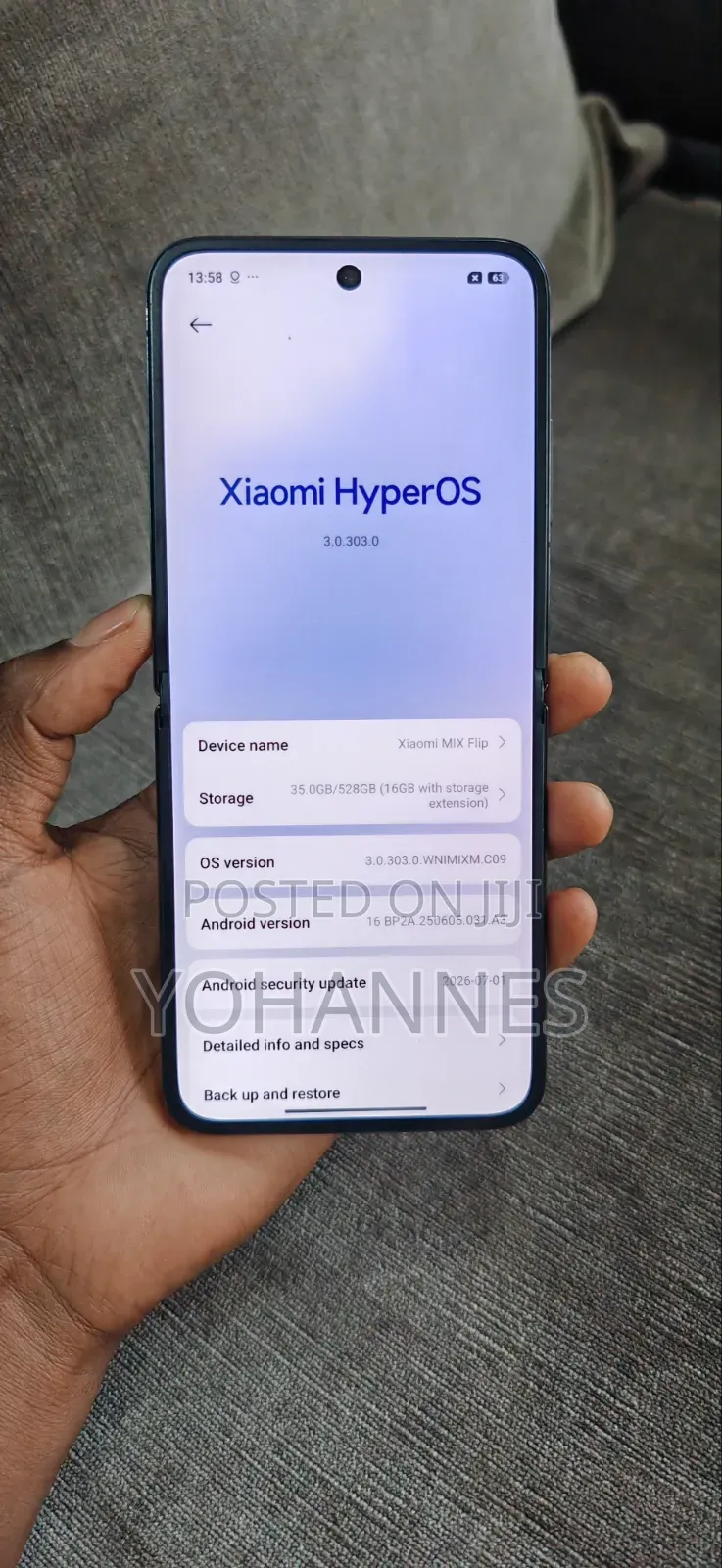 Xiaomi Mix Flip 512 GB Black