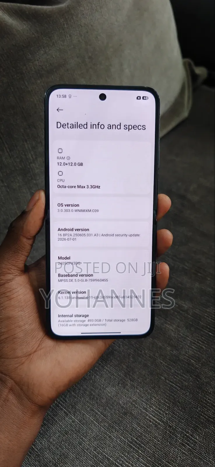 Xiaomi Mix Flip 512 GB Black