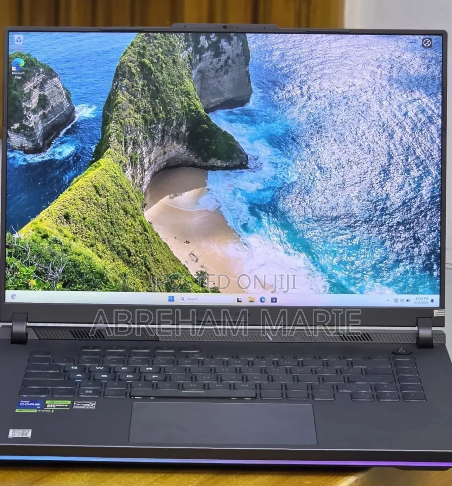 New Laptop Asus ROG Strix G16 G614 16GB Intel Core i7 SSD 1T