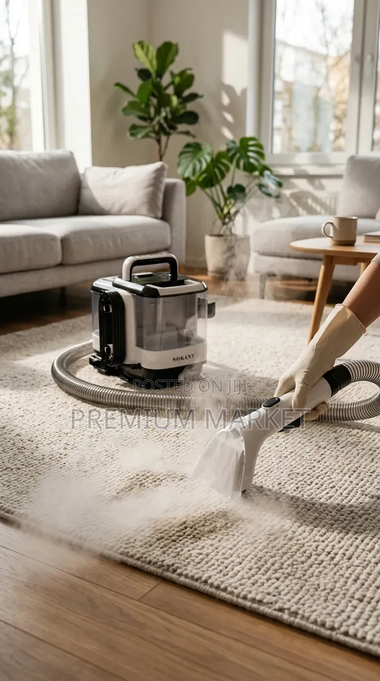 Steam and Wet/Dry Vacuum Cleaner Sokany 3600W ሶካኒ የእንፋሎት ማጽጃ