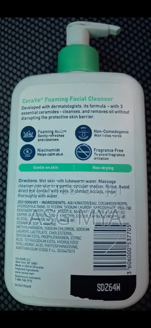 Cerave Foaming Facial Cleanser