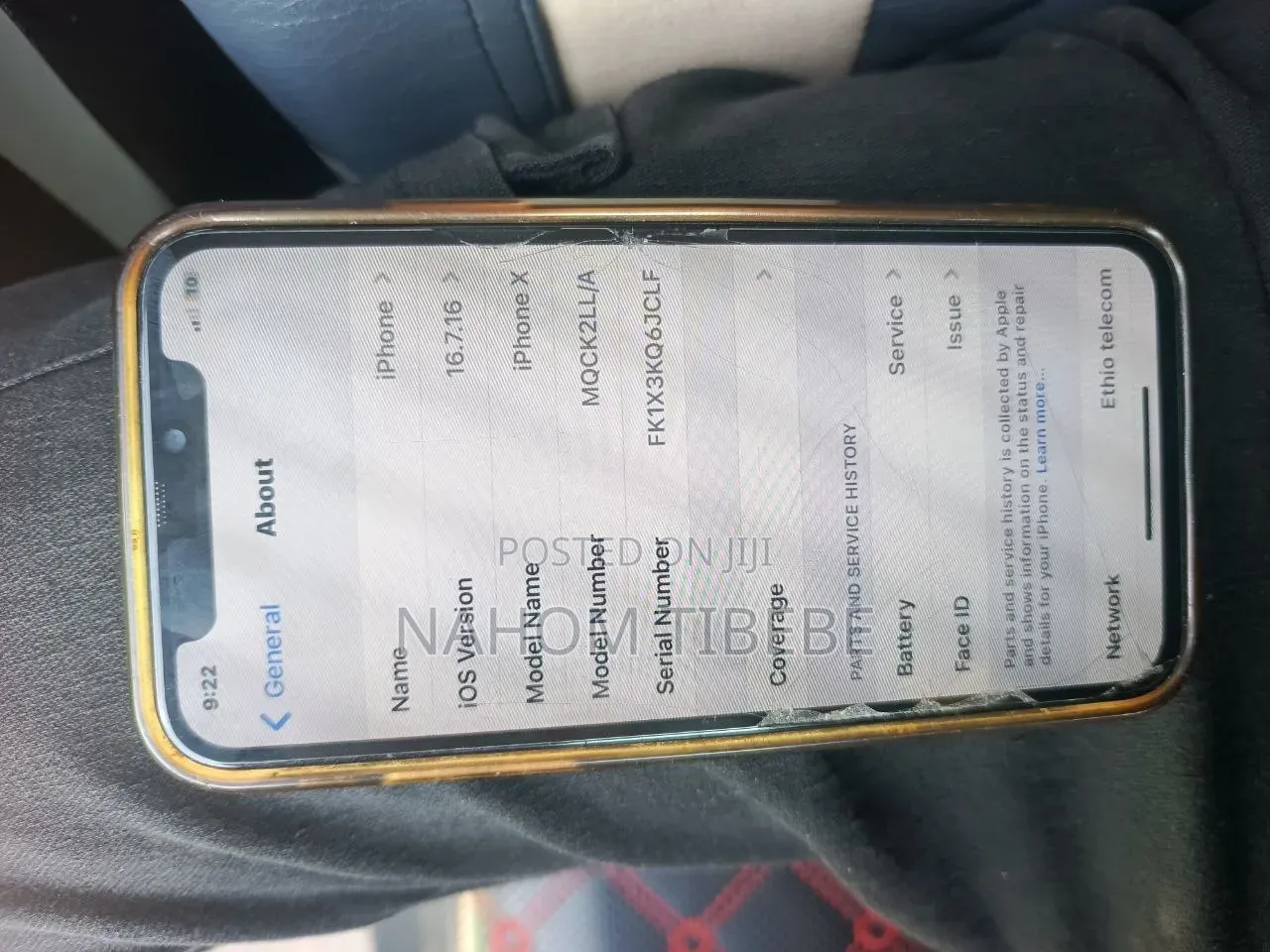 Apple iPhone X 64 GB Black
