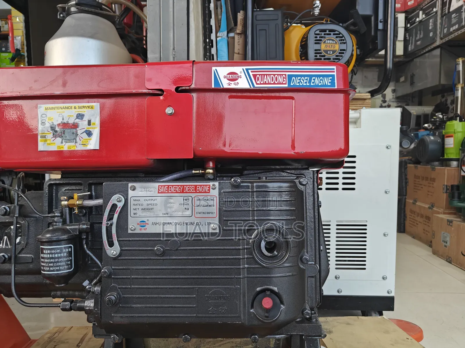 Quandong 28Hp Diesel Engine Zs1125p